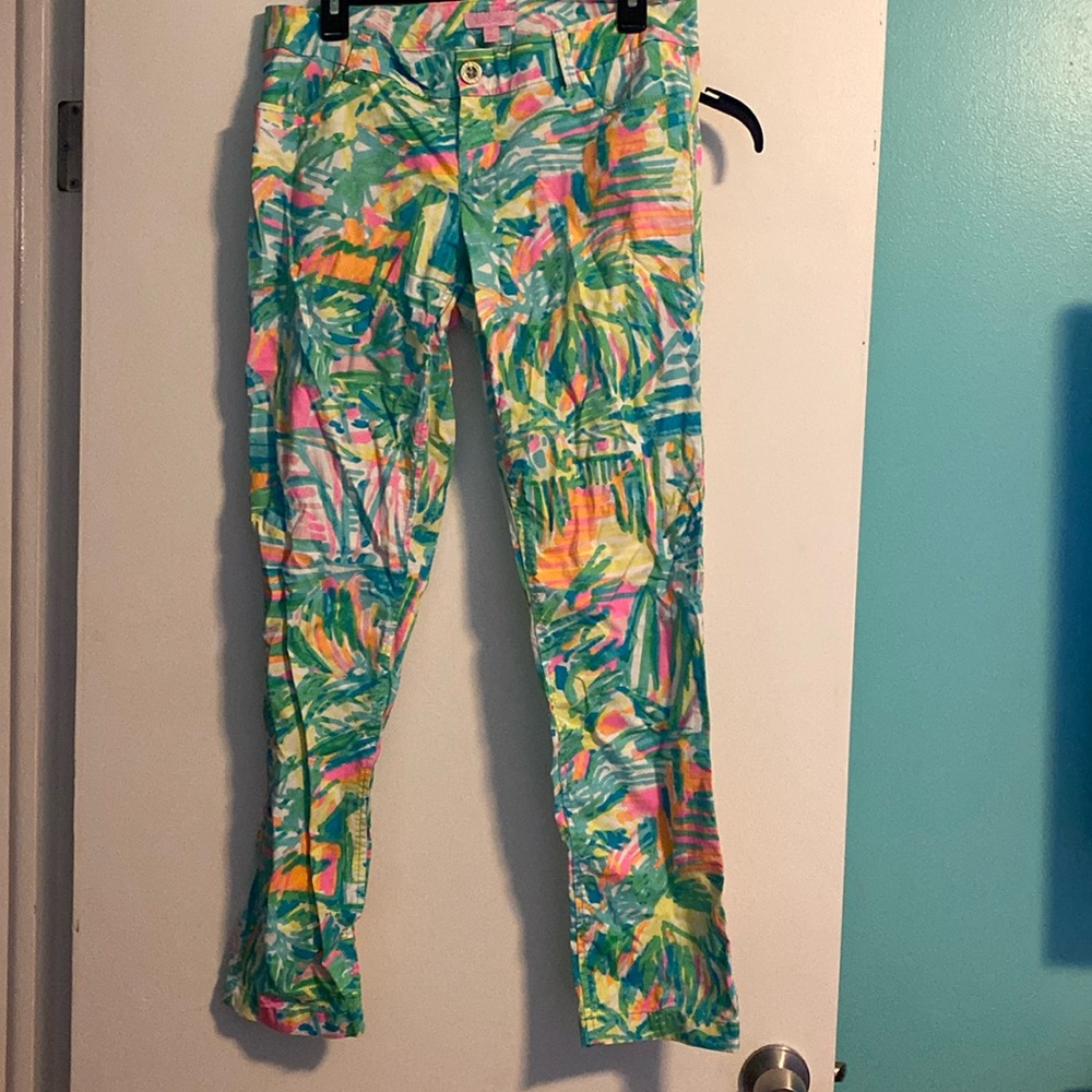 EUC sea salt sun print kelly pants